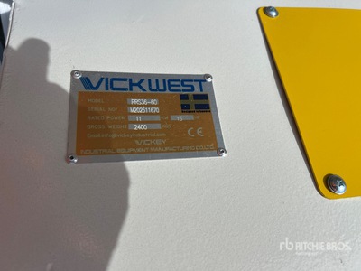 2025 Vickwest PRS36-60 36 in x 60 ft Portable Stacking Conveyor (Unused)