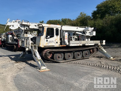 2015 (unverified) PowerTraxx 15W-H Rotating Crawler Carrier Digger Derrick w/2015 Terex Commander 6060