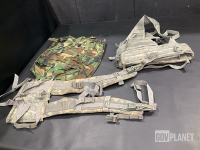 (76) Load Carriers, (29) Assault Packs, (8) Field Packs & Assorted Items