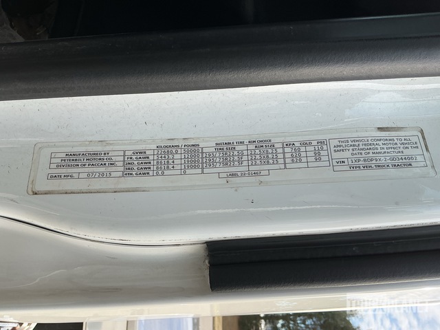 CAMIóN 2016 PETERBILT