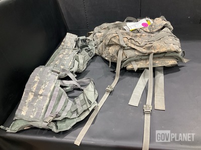 (49) Load Carriers, (19) Assault Packs, (6) Field Packs & Assorted Items