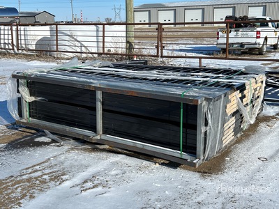 Quantity of (6) 2026 Suihe NG-20D-6 20 ft x 7 ft 7 in Wrought Iron Bi-Parting Driveway Gate (Unused)