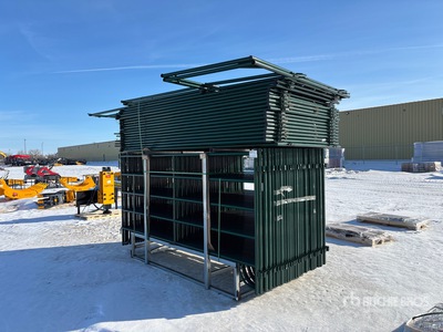 Quantity of (56) 2026 Suihe NP10-54-2 10 ft Powder Coated Livestock Panel (Unused)