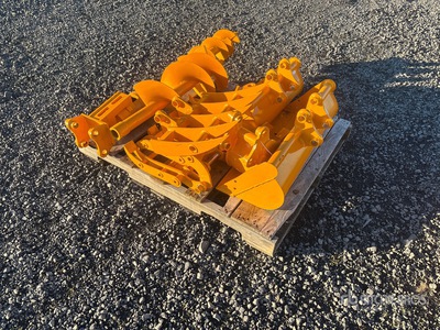 Quantity of (8) 2025 VICSEC VCA-8 Mini Excavator Attachments - Fits Cat 301 (Unused)