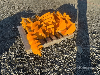 Quantity of (8) 2025 VICSEC VCA-8 Mini Excavator Attachments - Fits Cat 301 (Unused)