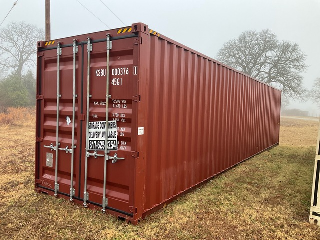 2021   40 ft x 8 ft Storage Container with Hydroponic Plant Components