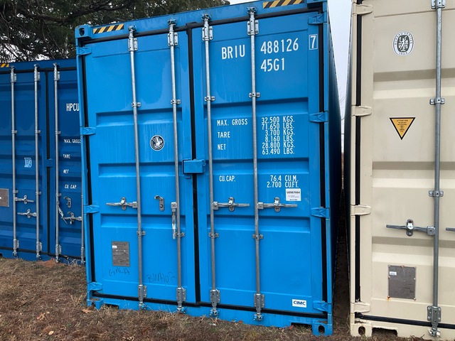 2021   40 ft x 8 ft Storage Container with Hydroponic Plant Components