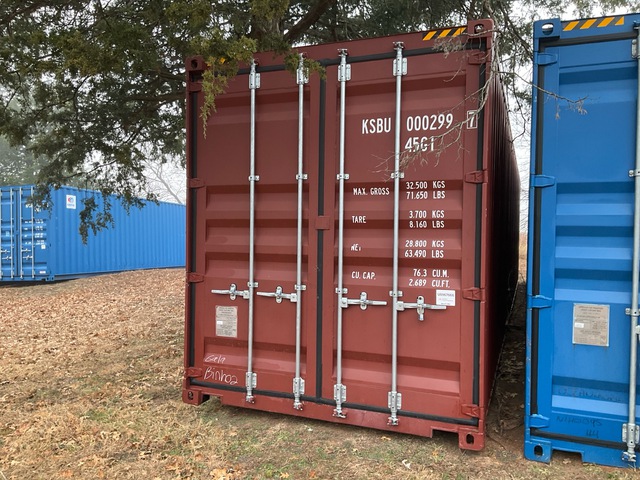 2021   40 ft x 8 ft Storage Container with Hydroponic Plant Components