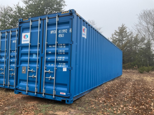 2021   40 ft x 8 ft Storage Container with Hydroponic Plant Components