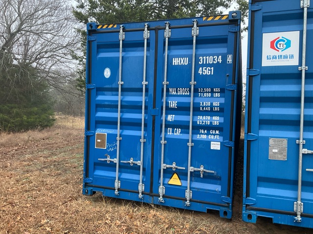 2021   40 ft x 8 ft Storage Container with Hydroponic Plant Components