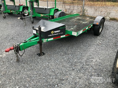 2016 Pratt EZ-1265S 12 ft S/A Ground Load Trailer