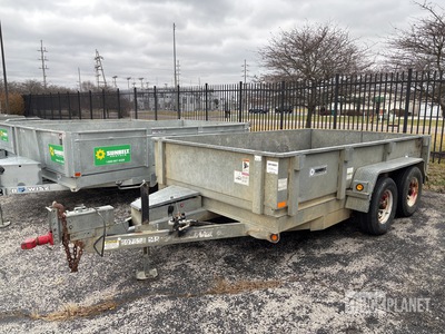 2015 Felling FT-10DTHD-G 12 ft Dump Utility Trailer