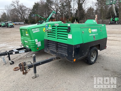 2016 Sullivan D185PDZSB 185 cfm Mobile Compresor de aire