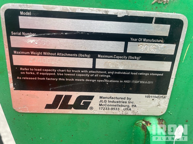 MANIPULADOR 2016 JLG/SKYTRAK