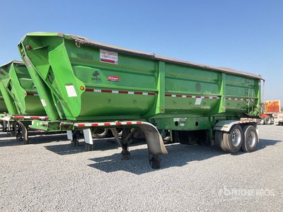 2019 Gallegos VT53 27 ft T/A Remolque de Volteo / Remolque banera