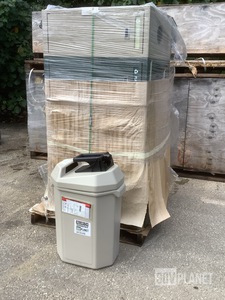 (4) Cans & Plastics Recycling Bins & (1) Commercial Zone Recycling Container