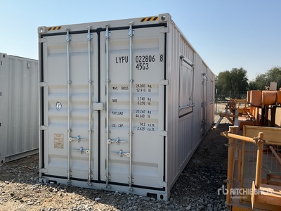 2025 40 ft High Cube Open-Sided Storage Container