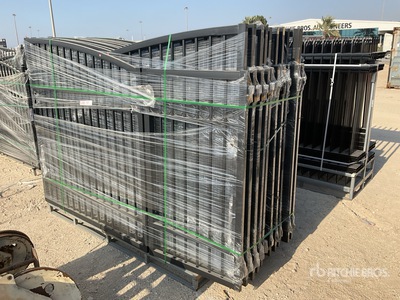 Quantity of (10) Suihe 6 m Bi-Parting 20ft Portail d'entrée (Unused)