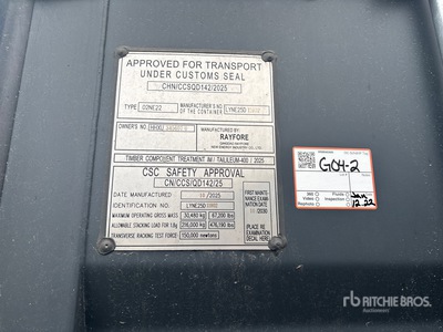 2025 20 ft حاويات تخزين