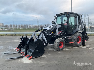 2026 HEXL 420X Super Retro 4x4 Backhoe Loader (Unused)