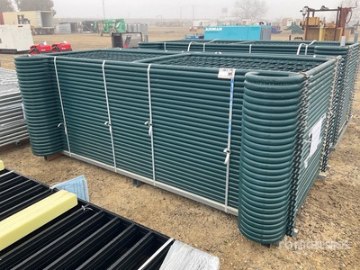 Quantity of (28) 2026 suhivelee SP10-S-28 10 ft Powder Coated Vee Paneel (Unused)