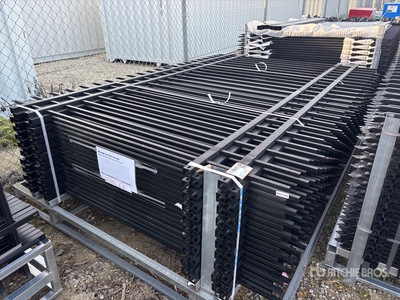 Quantity of (20) 2026 suhivelee SF-X-20-4 10 ft x 7 ft Powder Coated Fencing (Unused)