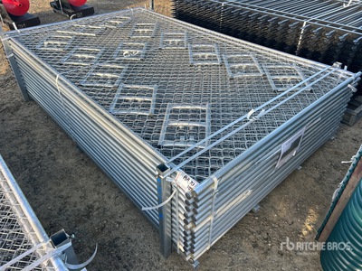 Quantity of (25) 2026 suhivelee SF-D-25 10 ft x 6 ft Chain Link Valla (Unused)