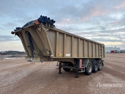 2006 Benalu C34CSB01 Remorque Benne 3 Essieux End Dump Trailer