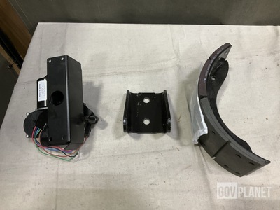 (3) Wiper Motors, (3) Brake Shoes, (12) Brackets & Assorted Items