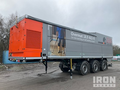 2023 Overmat MSA 18.9 ALS R Batching & Liquid Screed Pumping Trailer (Unused)
