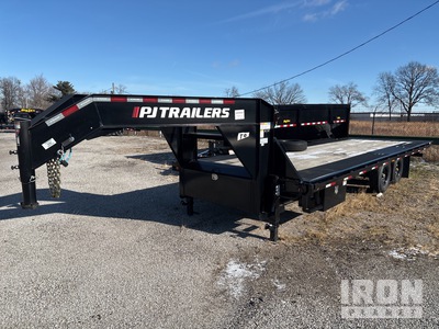 2022 PJ 3C332 24 ft T/A Gooseneck Aanhangwagen met kanteldek