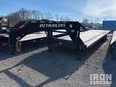 2023 PJ 3F412 41 ft T/A Gooseneck Rimorchio a cassone fisso