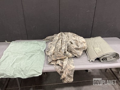 (33) Self-Inflating Sleeping Mats, (10) Wet Weather Ponchos & Assorted Items