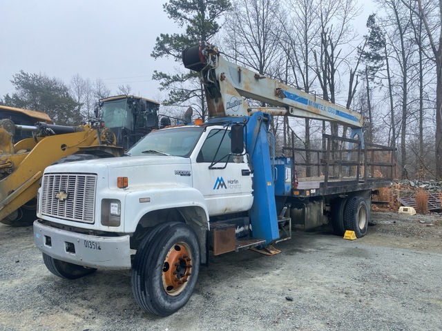 Manitex 1568 30000 lb Straight Boom on 1996 GMC 7500 4x2 Boom Truck