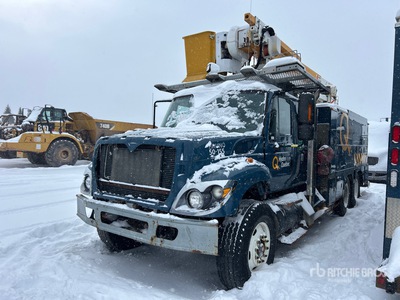 2007 Posi-Plus 400-46-R 46 ft on 2008 International 7400 6x4 Extended Cab Bucket Truck (Inoperable)