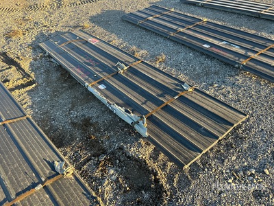 Quantity of (100) 2025 SKLP SKL100 12 ft Galvalume Steel Sheets (Unused)