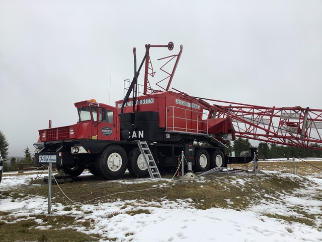 1982 (unverified) American 7530 8x4 Lattice-Boom Truck Crane (Inoperable) 1982 (unverified) American 7530 8x4 Lattice-Boom Truck Crane (Inoperable)