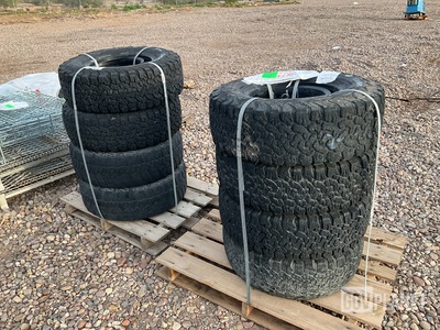 (8) BF Goodrich 265/75R16 Tires