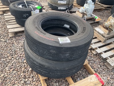 (2) Michelin 11R22.5 Tires