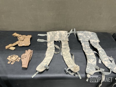 (52) Shoulder Straps, (112) Suspenders, (13) Holsters & Assorted Items