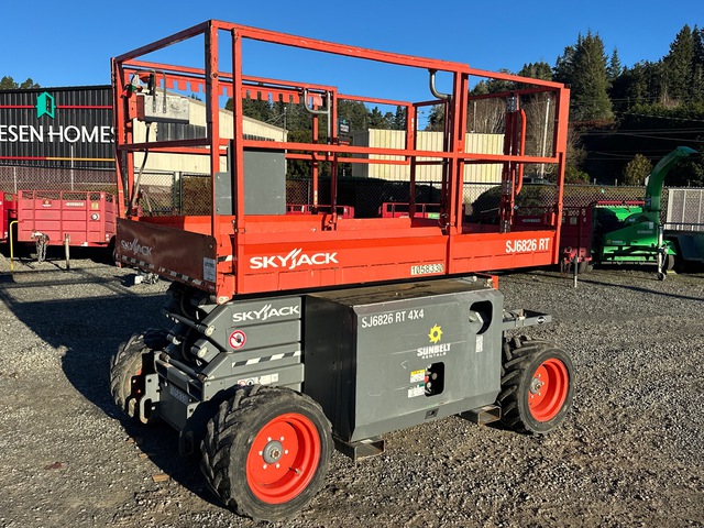 2017 Skyjack SJ6826 RT Dual Fuel 4x4 Scissor Lift 2017 Skyjack SJ6826 RT Dual Fuel 4x4 Scissor Lift