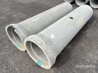 Quantity of (2) RCPA 450 mm Concrete Stormwater Tubo