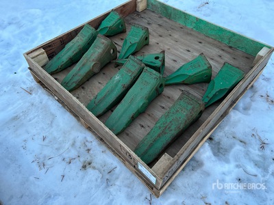 Quantity of (10) Bucket Teeth (Unused)