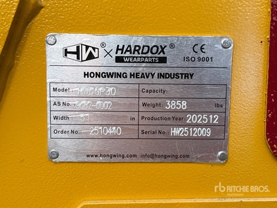 2025 HW HWDGP30 51 in Rotating Sloopgrijper (Unused)