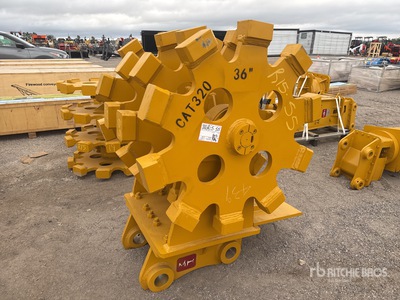 2025 HW CW32036-4W 36 in عجلة ضغط الحفارة - Fits Cat 320 (Unused)