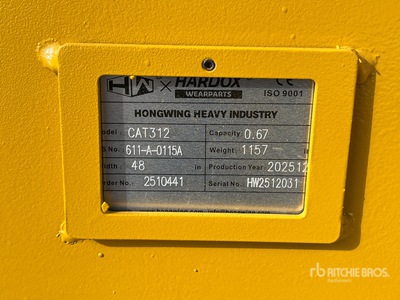 2025 HW BKT31248 48 in دلو حفارة (Unused)