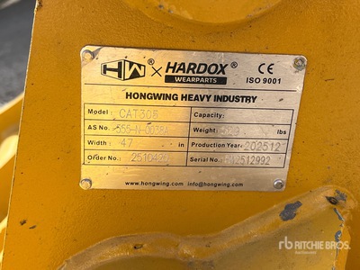 2025 HW RAKE30547 47 in Excavator Rake (Unused)