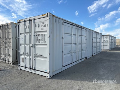 2025 40 ft High Cube Multi-Door Storage Container