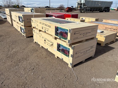 2026 KJ K2545G 46ft x 25 ft Metal Garage Bâtiment d'entreposage (Unused)