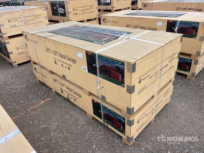 2026 KJ K2545G 25 ft x 46 ft Metal Garage Storage Building (Unused)